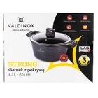 Altom Design, Valdinox, Strong garnek z pokrywą, 24 cm, 4,3l