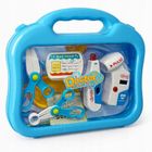 Anek dla Dzieci, zestaw lekarski w walizce, niebieski