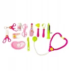 Anek dla Dzieci, zestaw lekarski w walizce, różowy