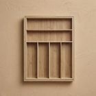 Aromelio, Vario, rozkładany organizer na sztućce, bambusowy, 53-33-43 cm