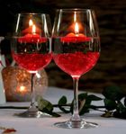 Arpex, świeca pływająca, Serce, 4-4 cm, 6 szt.