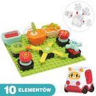 Askato, mini club Montessori, zestaw z pojazdem