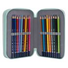 Astrabag, piórnik rozkładany, podwójny, z wyposażeniem, Teddy Panda