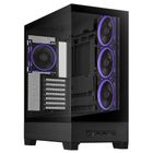 Asus, obudowa komputerowa, A31 PLUS TG ARGB BLACK