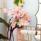 Atmosphera, bukiet sztucznych kwiatów, Wild romance, różowy, 60 cm