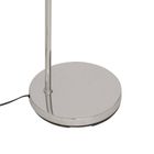 Atmosphera, Floris, lampa podłogowa łukowa, metalowa, srebrna, 177 cm