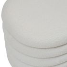 Atmosphera, Giulia Boucle, siedzisko do przedpokoju, ze schowkiem, 110-46-40,5 cm