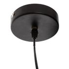 Atmosphera, lampa wisząca, Katel, Ø 38 cm, czarny ażurowy klosz