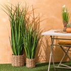 Atmosphera, Lari, sztuczna trawa w jutowej doniczce, 41 cm