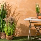 Atmosphera, Maxime, sztuczna trawa w doniczce z plecionki, 80 cm