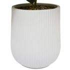 Atmosphera, Mika, sztuczna hortensja w ceramicznej doniczce, biała, 100 cm