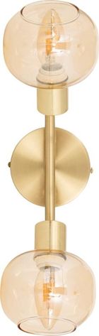 Atmosphera, Pilla, lampy sufitowe, złoto i szklane klosze, 2 punktowe