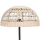 Atmosphera, Rory, lampa podłogowa z plecionym abażurem, 40-150,5 cm