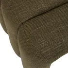 Atmosphera, Sisco, stołek łuk tapicerowany, 43-42-44 cm