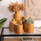 Atmosphera, wazon ceramiczny, Sao, efekt drewna, 30 cm