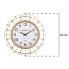 Atmosphera, zegar ścienny z rattanu, Ø 73 cm