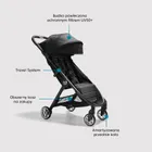 Baby Jogger, City Tour 2w1, wózek spacerowy z gondolą, pitch black