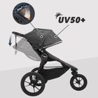 Baby Jogger, Summit X3 2w1, wózek spacerowy do joggingu z gondolą, midnight black