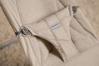 BabyBjörn, Balance Soft Woven/Jersey, leżaczek bujaczek, piaskowoszary