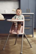 BabyBjörn, High Chair, krzesełko do karmienia, różowe
