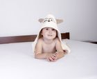 BabyMatex, Jimmy, kąpielowe okrycie niemowlęce, ecru, 80-80 cm