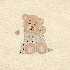 BabyMatex, Maxi, okrycie kąpielowe, niemowlęce, ecru, 100-100 cm