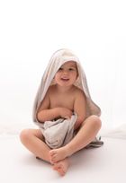 BabyMatex, okrycie kąpielowe, maxi, szare, 100-100 cm