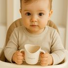 BabyOno, Flow, ergonomiczny kubek treningowy, beżowy