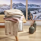 BabyOno, kocyk bawełniany z ociepleniem, beżowy, 75-100 cm