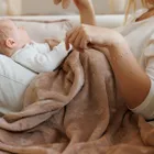 BabyOno, Królik, kocyk z przytulanką, beżowy