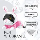 Balody, Kot w ubranku, klocki konstrukcyjne, 967 elementów