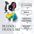 Balody, Pies French Bulldog, klocki konstrukcyjne, 917 elementów