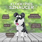 Balody, Pies Sznaucer mały, klocki konstrukcyjne, 934 elementów