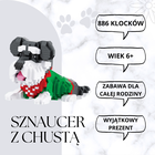 Balody, Pies Sznaucer z chustą, klocki konstrukcyjne, 886 elementów