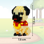 Balody, Piesek mini Mops, klocki konstrukcyjne, 199 elementów