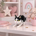 Balody, Przeciągający się kot, klocki konstrukcyjne, 1390 elementów