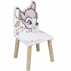 Bambi, drewniany stolik z krzesełkami
