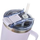 Banquet, kubek termiczny, termos, z rączką i słomką, stalowy, 1200ml