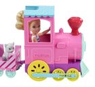 Barbie, Chelsea i pociąg ze zwierzakami, zestaw z lalką