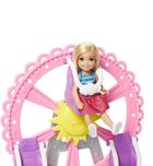Barbie, Chelsea i Wesołe miasteczko, zestaw z lalką i akcesoriami