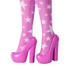 Barbie, Deluxe Style, Różowy denim, Komplet w gwiazdki, lalka