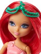 Barbie, Dreamtopia, bąbelkowe mała syrenka, czerwona