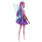 Barbie, Dreamtopia, lalka wróżka, różowe włosy