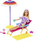 Barbie, Dzień na plaży, zestaw akcesoriów bez lalki