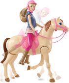 Barbie, Dżokejka i konik, zestaw z lalką