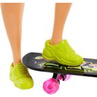 Barbie, Extra Moda, lalka z deskorolką i kotkami #4