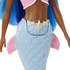 Barbie, lalka syrenka, błękitno-różowy ogon