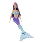 Barbie, lalka syrenka, fioletowo-niebieski ogon