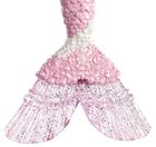 Barbie, lalka syrenka, różowe włosy