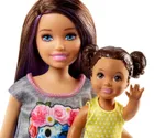 Barbie Opiekunka, Spacer, lalka z figurką i akcesoriami, zestaw